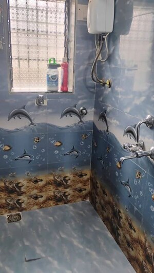Bathroom in 1 BHK Apartment at Dombivli East – for Rent