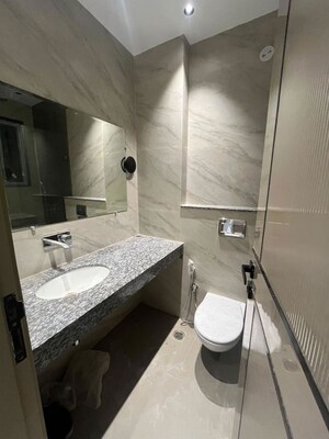 Bathroom in 1 BHK Builder Floor at Sector 55 – for Rent