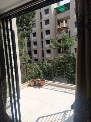 Balcony in 2 BHK Apartment at Nirmiti Horizon, Aundh – for Rent