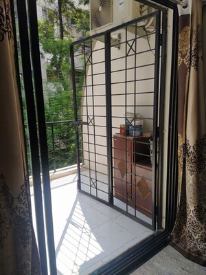 Balcony in 2 BHK Apartment at Nirmiti Horizon, Aundh – for Rent