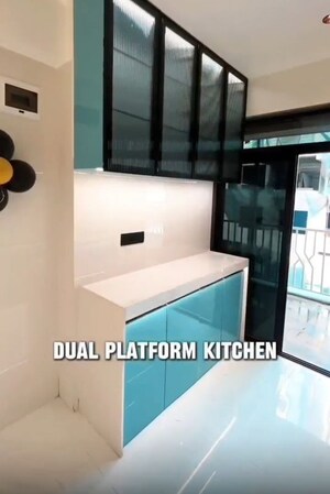 Kitchen in 1 BHK Apartment at Karari Heritage, Nalasopara West – for Sale