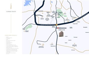 3 BHK Apartment – Map Location View at EAPL Sri Tirumala Fortune, Tukkuguda - for Sale