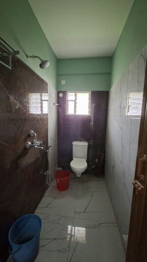 Bathroom in 3 BHK Apartment at Dhoot New Town Extension, New Town – for Sale