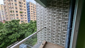 Balcony in 3 BHK Apartment at Dhoot New Town Extension, New Town – for Sale