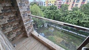 Balcony in 3 BHK Apartment at Dhoot New Town Extension, New Town – for Sale