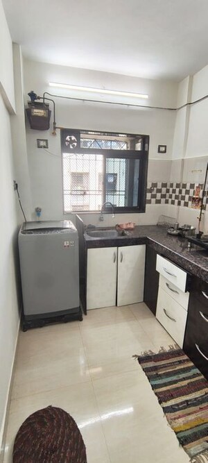 Kitchen/pantry in 1 BHK Apartment at Dheeraj Uphar CHS. LTD., Malad East – for Rent