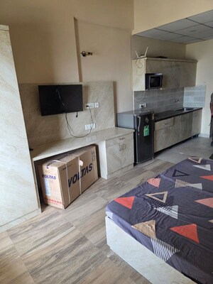 Kitchen in Studio Apartment at Paramount Golfforeste, Zeta I Greater Noida – for Rent