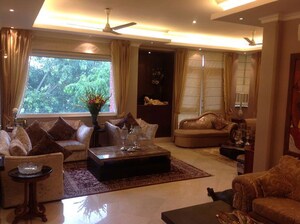 Living Room in 4 BHK Builder Floor at Greater Kailash ii – for Rent