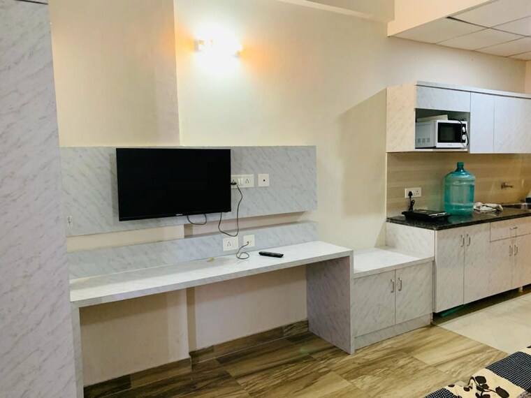 Kitchen, paramount-golfforeste Studio 435 Sq.Ft. Apartment In Zeta I Greater Noida Greater Noida 10689348