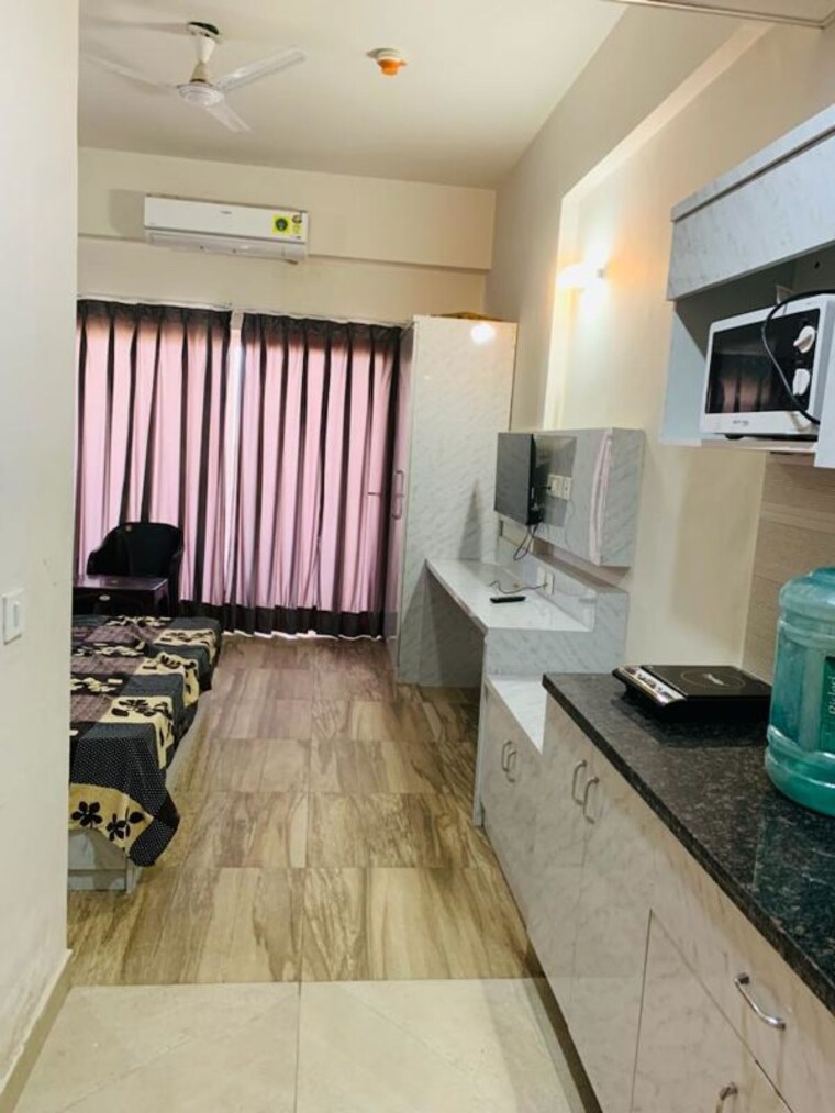 Kitchen, paramount-golfforeste Studio 435 Sq.Ft. Apartment In Zeta I Greater Noida Greater Noida 10689348