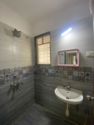 Bathroom in 2 BHK Apartment at RajHeramba One Hallmark Avenue, Ravet – for Rent