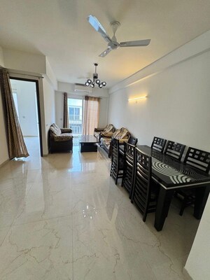 Living Room in 3 BHK Builder Floor at Smart World Orchard, Sector 61 – for Rent