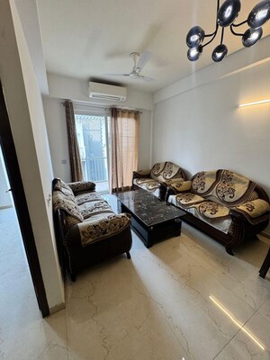 Living Room in 3 BHK Builder Floor at Smart World Orchard, Sector 61 – for Rent