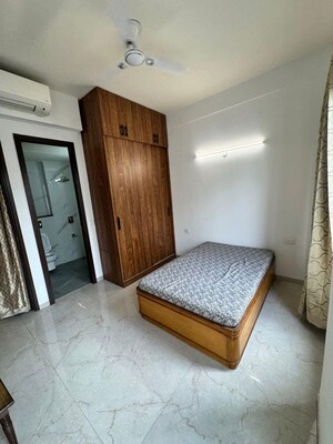 Bedroom in 3 BHK Builder Floor at Smart World Orchard, Sector 61 – for Rent