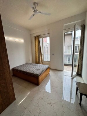 Living Room in 3 BHK Builder Floor at Smart World Orchard, Sector 61 – for Rent