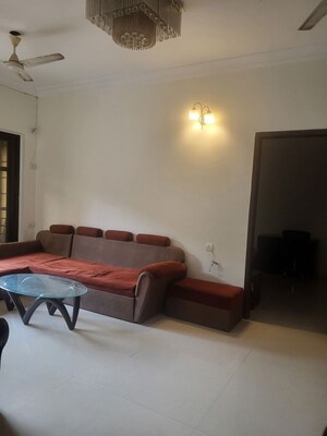 Living Room in 3 BHK Apartment at Raheja Interface Heights, Malad West – for Rent