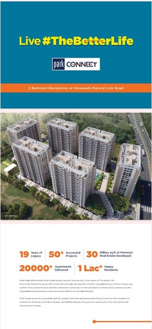 Master Plan in 3 BHK Apartment at Pride Purple Park Connect, Hinjewadi – for Sale