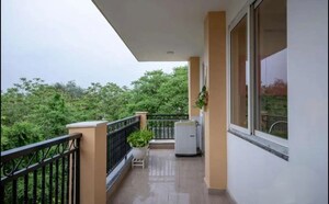 Balcony in 3 BHK Apartment at SAS Shalimar Grand, Butler Colony – for Rent