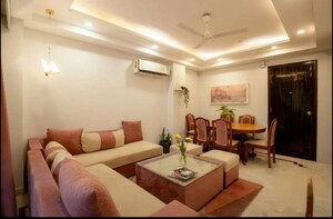 Living Room in 3 BHK Apartment at SAS Shalimar Grand, Butler Colony – for Rent