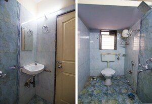Bathroom in  Pg at Right Channel Trishul Heights, Kandivali West – for Rent