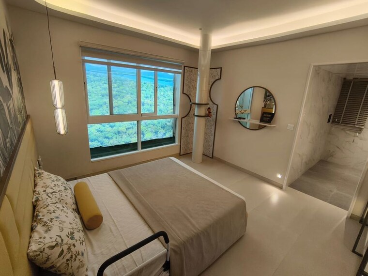 Bedroom, dosti-west-county-phase-4-dosti-pine 2 Bedroom 833 Sq.Ft. Apartment In Balkum Pada Thane 10689438