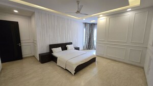 Bedroom in 4 BHK Builder Floor at Ansal Sushant Lok I, Sector 43 – for Rent