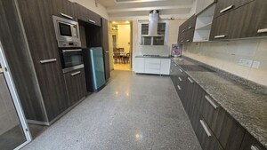 Kitchen in 4 BHK Builder Floor at Ansal Sushant Lok I, Sector 43 – for Rent