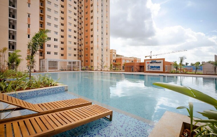 Swimming Pool, shriram-107-south-east 3 Bedroom 914 Sq.Ft. Apartment In Attibele Bangalore 10666036