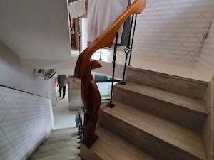 Staircase in 2 BHK Apartment at Valley Towers Annex, Manpada – for Sale