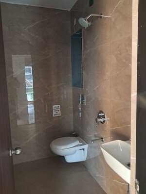Bathroom in 1 BHK Apartment at MJ Shah Centrio, Govandi – for Sale
