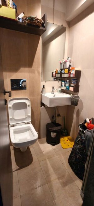 Washroom in 1 BHK Apartment at Kanakia Rainforest, Andheri East – for Sale