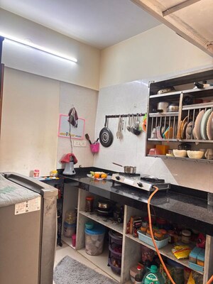 Kitchen in 1 BHK Apartment at Bhanushanti Complex, Malad East – for Rent