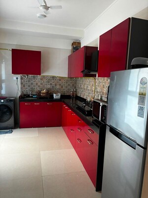 Kitchen in 1 BHK Apartment at Omkar Signet, Malad East – for Rent