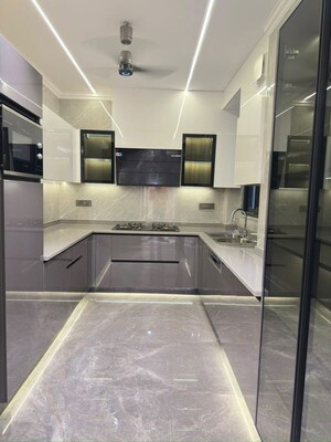 Kitchen in 4 BHK Builder Floor at East Of Kailash – for Sale