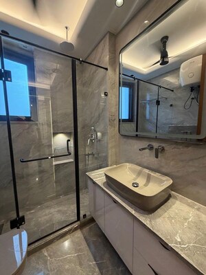 Bathroom in 4 BHK Builder Floor at East Of Kailash – for Sale