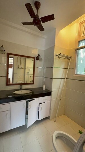 Bathroom in 3 BHK Builder Floor at Greater Kailash ii – for Rent