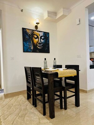 Dining area in 3 BHK Apartment at Omaxe The Palace, Gomti Nagar – for Rent