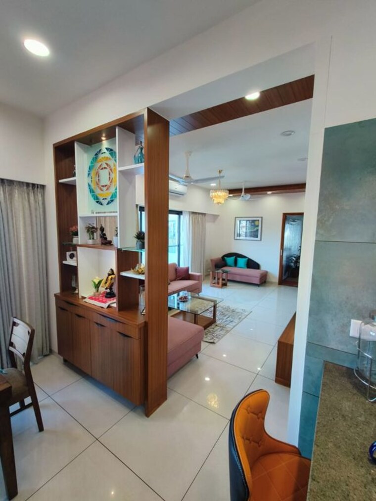 Living Room, mulberry-heights 3 Bedroom 1430 Sq.Ft. Apartment In Gotri Vadodara 10689750