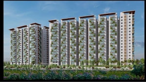 3 BHK Apartment – Exterior View View at Ananda The Drizzle, Narsingi - for Sale