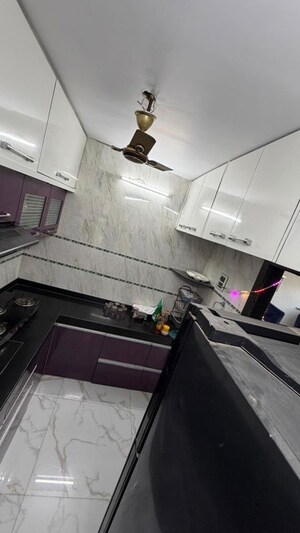 Kitchen in 2 BHK Apartment at Highland Annex, Majiwada – for Rent