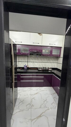 Kitchen in 2 BHK Apartment at Highland Annex, Majiwada – for Rent