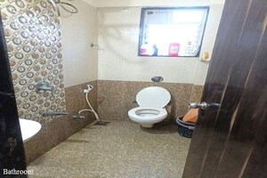 Bathroom in 2 BHK Apartment at Deokar Residency, Wadgaon Sheri – for Rent