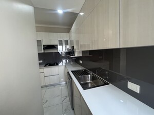Kitchen in 3 BHK Builder Floor at Central Park Flower Valley, Sohna Sector 33 – for Rent