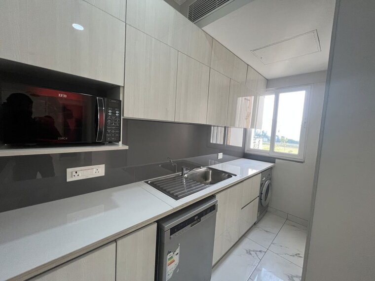 Kitchen, central-park-flower-valley 3 Bedroom 1230 Sq.Ft. Builder Floor In Sohna Sector 33 Gurgaon 10689840