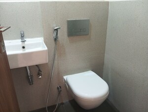 Bathroom in 1 BHK Apartment at Piramal Vaikunth, Balkum Pada – for Rent