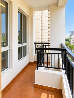 Balcony in Studio Apartment at Jaypee Kensington Boulevard, Sector 131 – for Sale