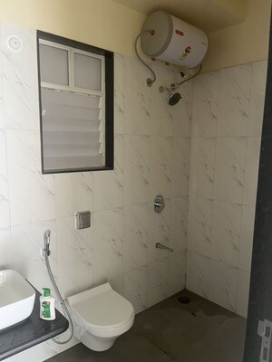 Bathroom in 3 BHK Apartment at Nyati Era, Dhanori – for Rent