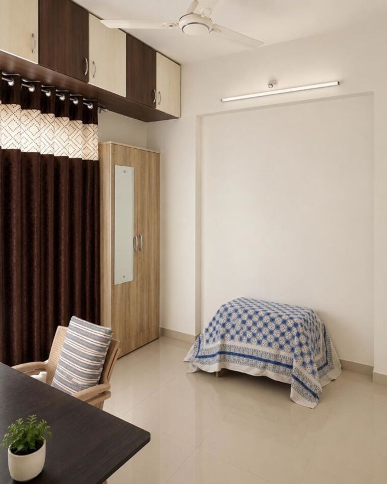 Bedroom, gagan-micasaa 1.5 Bedroom 825 Sq.Ft. Apartment In Wagholi Pune 10689894