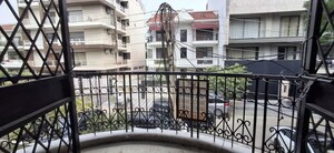 Balcony in 2 BHK Builder Floor at Sushant Lok I – for Rent