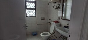 Bathroom in 2 BHK Builder Floor at Sushant Lok I – for Rent
